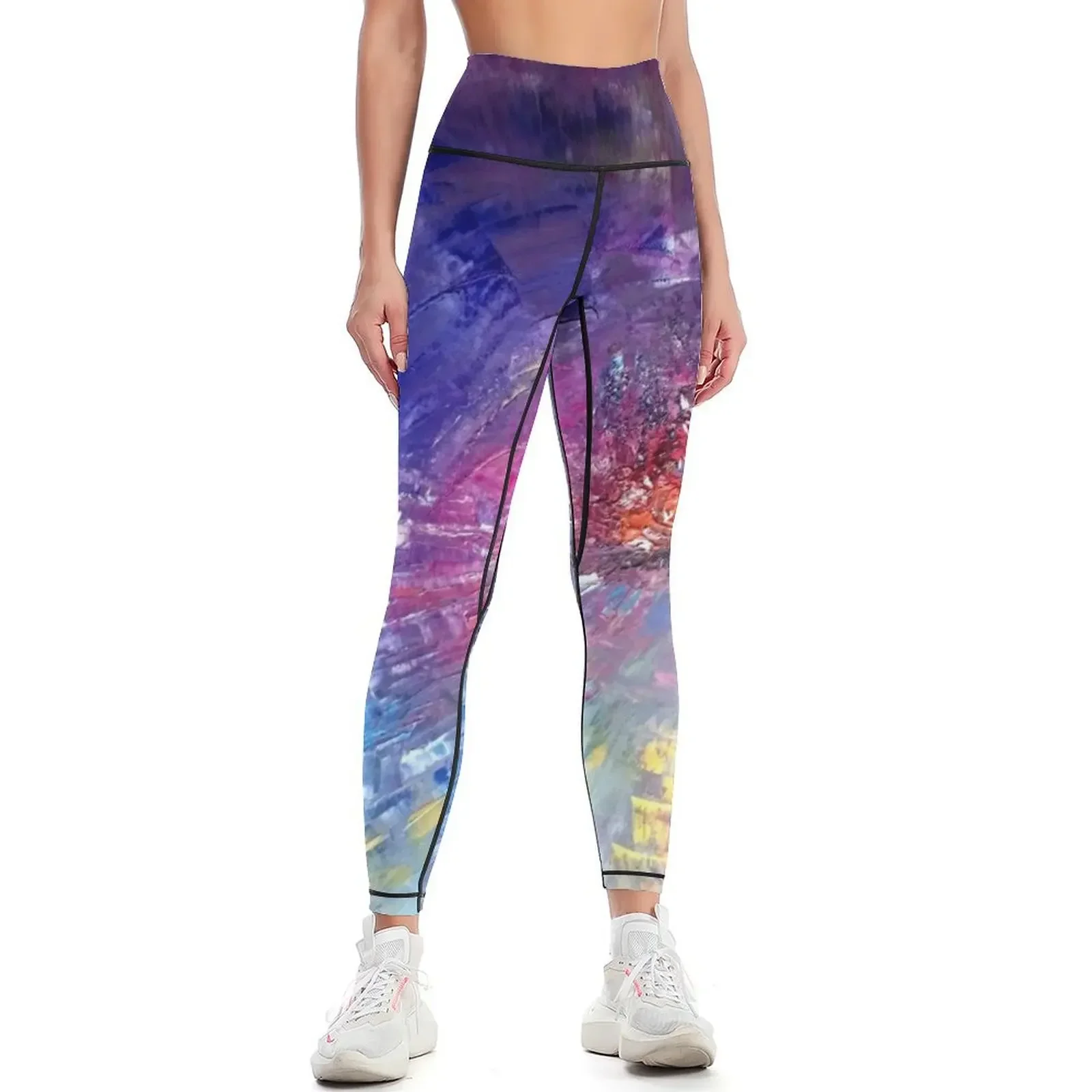 

colorful universe Leggings Women's trousers Training pants gym clothing Women's fitness Womens Leggings