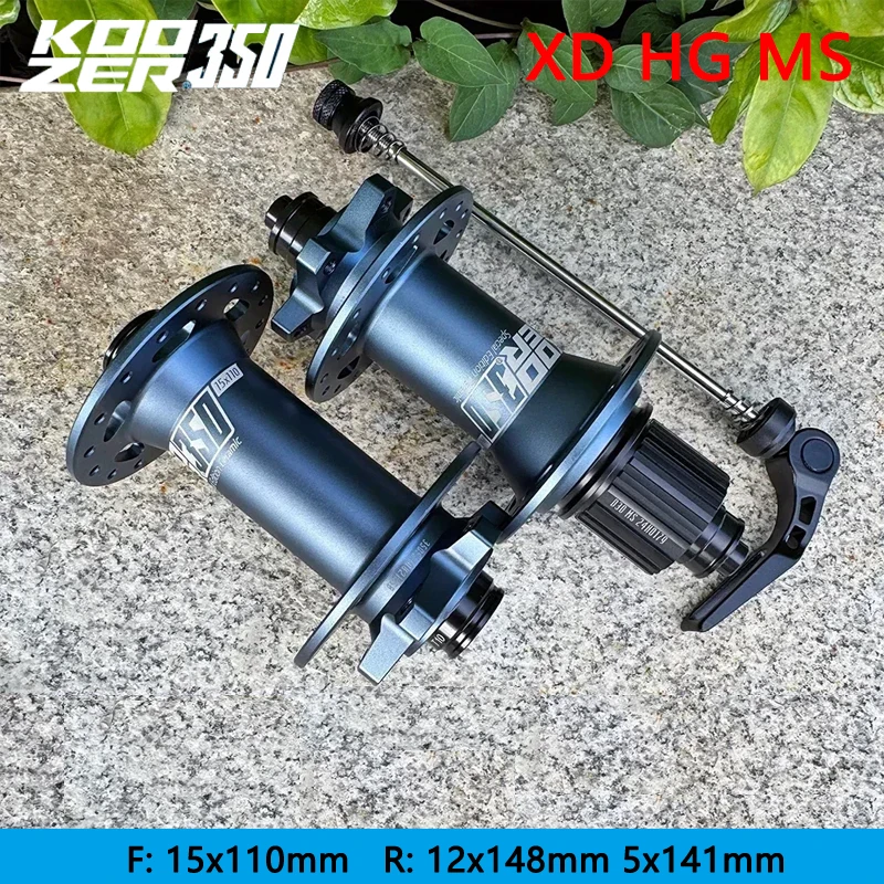 

Koozer 350 HG XD MS Ceramic Edition Bicycle Hub - 60T Ratchet 32H 11/12S Cr-Mo Steel Bicycle Hub with QR 5x141/15x110/12x148mm