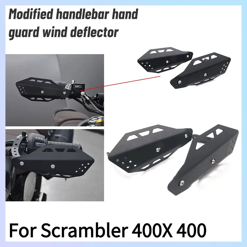 

New For Triumph Speed 400 Speed400 Scrambler 400X 400 Modification Handle Bar Protection Cover Handguard Hand Shield Protector