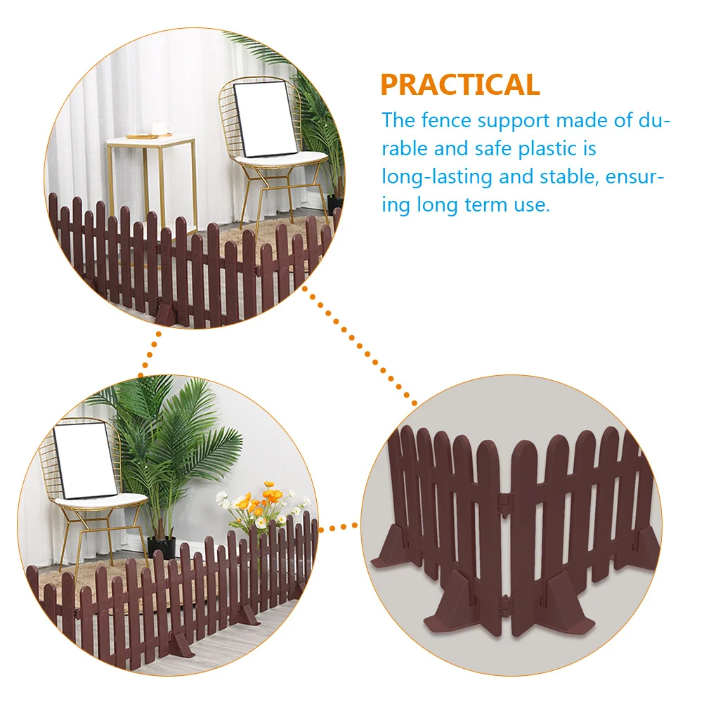 Fence Base Support Garden Fences Holder Gate Stand Suppliesaccessoriestriangle Feet Kit Small Post Anchor Fen Clamp Freestanding