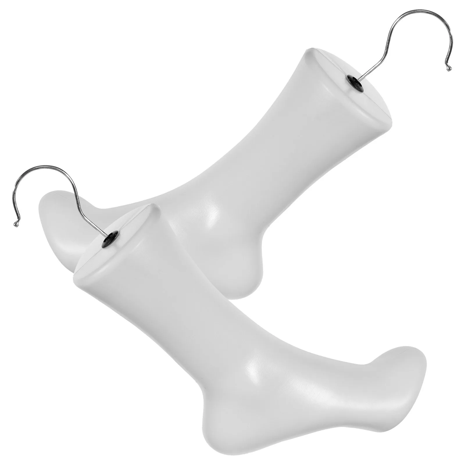 

2Pcs Foot Mannequins Hanging Sock Display Holder Female Style Sock Show Stand Feet Display Props Socks Foot