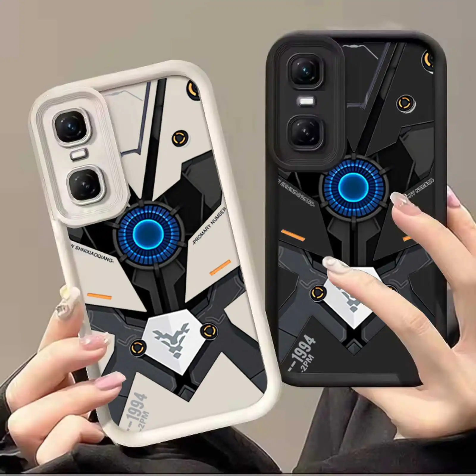 غلاف الهاتف لهاتف انفينيكس GT 30 Pro 5G حافظة GT 20 10 Pro حافظة مطاطية من السيليكون المتين من مادة البولي يوريثان غطاء مقاوم للغبار D01