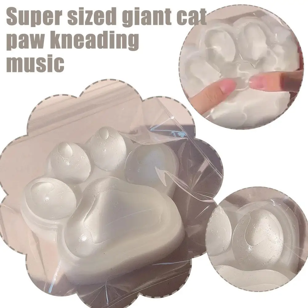 Super-sized Giant Cat Claw Squeezing Decompression Feeling Value TPR Decompression High Toy Artifact Muddy B7Y4