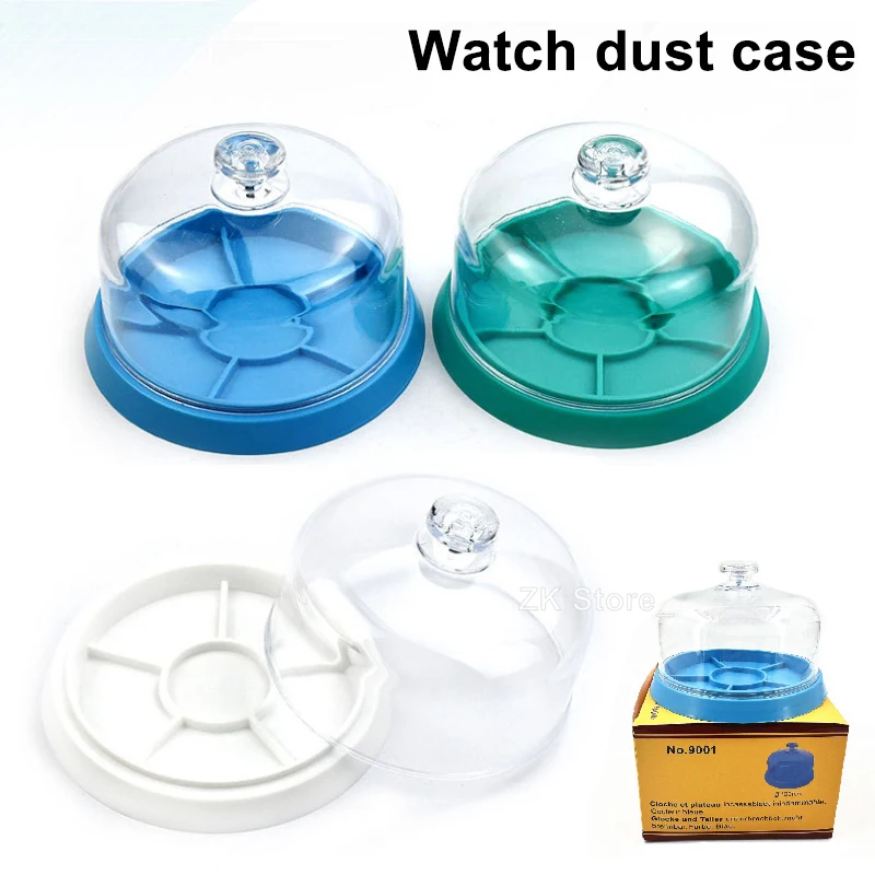 6 Slots Watch Dust Sheet Cover with Tray Watch Movement Repair Tool Spare Protector Watchmaker Repair Tools Jewelry Tools