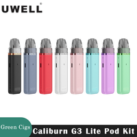 Original Uwell Caliburn G3 Lite Pod Kit 25W 1200mAh Battery  2.5ml Caliburn G3 Integrated Coil Vape E Cigarette