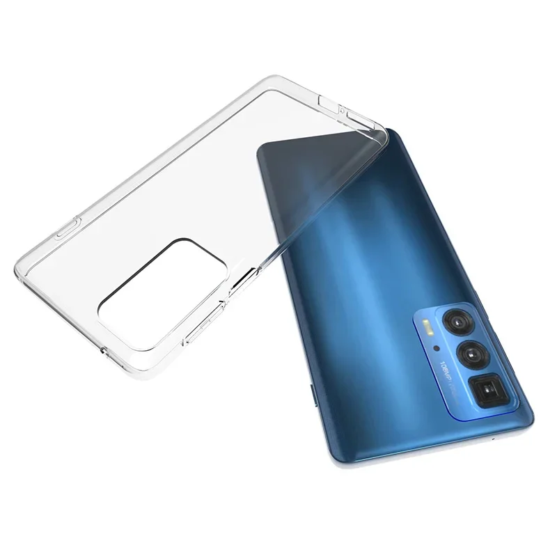 Dla Motorola Moto Edge 20 Pro Lite Fusion Miękkie, przezroczyste silikonowe etui na telefon dla Moto Edge S Pro TPU Etui ochronne