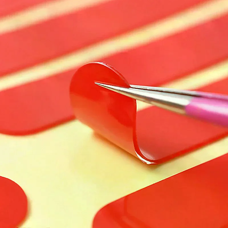 24/40Pcs Klar Nagel Klebeband Falsche Nägel Display-ständer Kleber Aufkleber doppelseitig Eingefügt Maniküre Praxis Zeigt werkzeuge