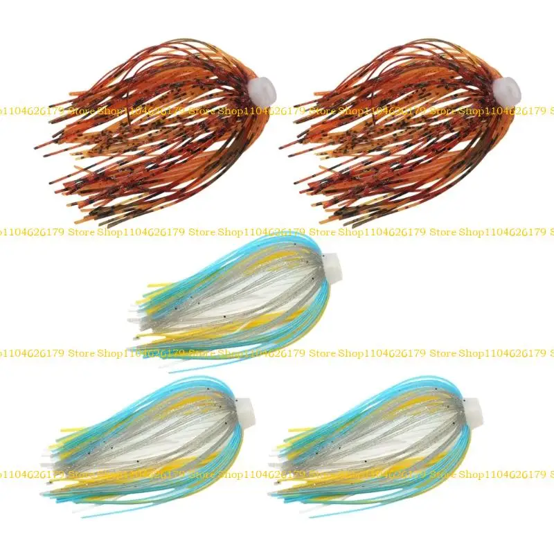 

A1A2 5pcs 88 Strand Silicone Skirts Elastic Soft Umbrella Sensation Skirts Fishing Umbrella Skirts Lures Making Accessories