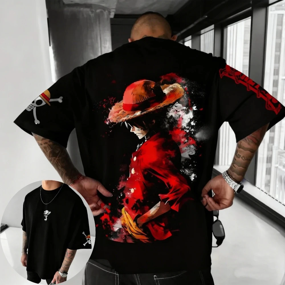 One Piece Anime T Shirt Men Women Cotton Short Sleeve Tee Tops 2026 Summer Luffy Zoro Sanji Graphic Print Streetwear Casual Y2k