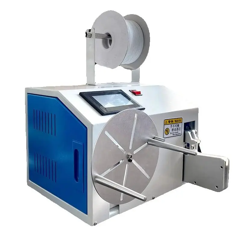 

Multifunction automatic Cable Wire Winding Binding Machine Power Cord Data Cable Tie Winder Machine Touch Screen RZJ 15-50mm