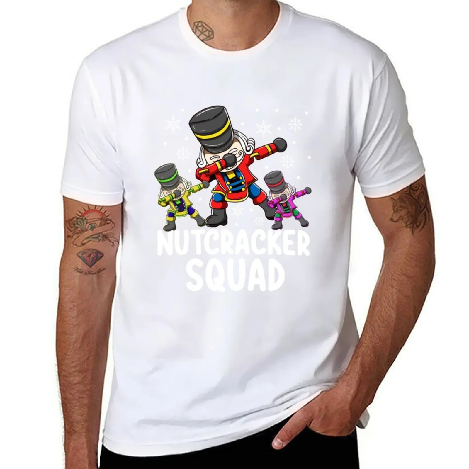 

Dabbing Nutcracker Cousin Squad T-Shirt man t shirt graphic cotton t shirt man T-Shirt