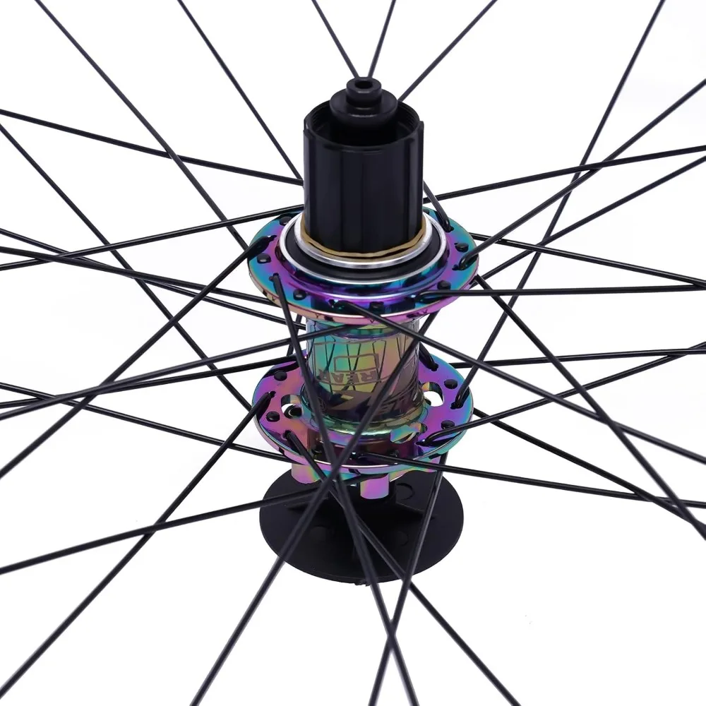 Mountain Bike Wheelset 29 Inch Aluminum Alloy Rim Disc Brake MTB Wheelset Quick Release Front Rear Wheels Bicycle Wheels