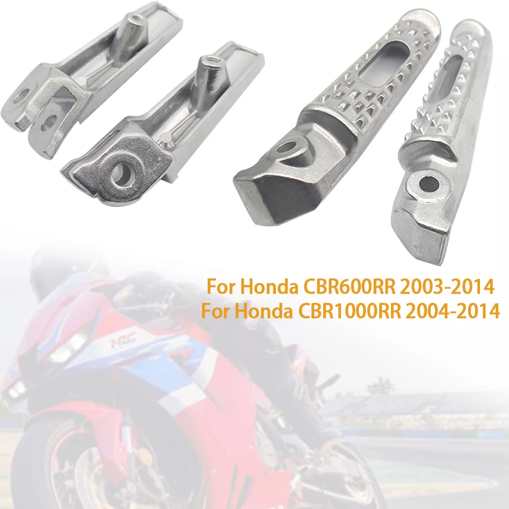 

Motorcycle Front Rear Footrests Foot pegs Fit for CBR600RR CBR 600RR 2003 2014 CBR1000RR 2004 2014