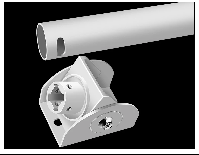 I-Style CCTV Bullet Camera 30cm-200cm Telescopic Bracket Aluminum Alloy 1-to-2 Camera Bracket Twin Cameras Support wall ceiling