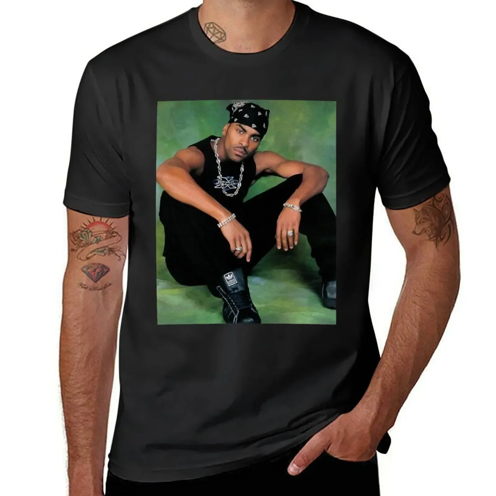 Ginuwine Vintage For Fans T-Shirt man t shirt sublime vintage t shirts boys whites t shirt men 100℅ cotton