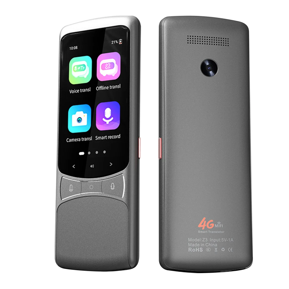 

Z3 Language Translator Device High Accuracy Real Time Voice Translator With 138 Languages Translation For Learning Travel