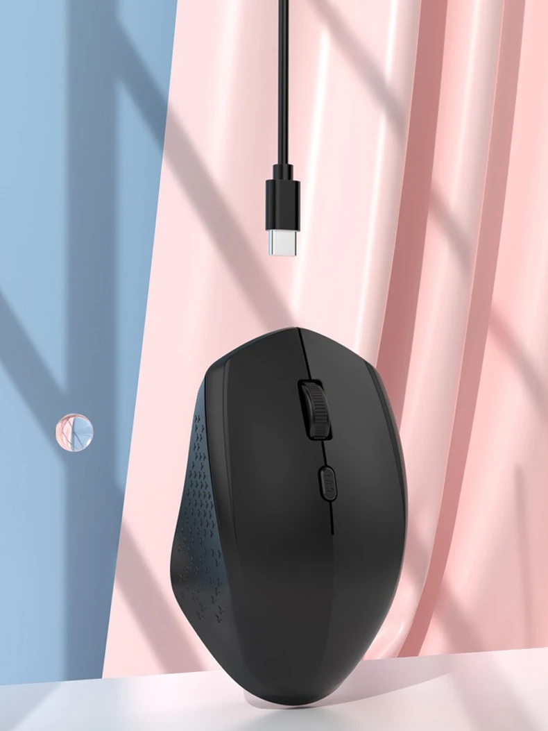 Bluetooth 5.2 mouse 2.4g sem fio mouse de modo duplo silencioso mouse recarregável para jogos