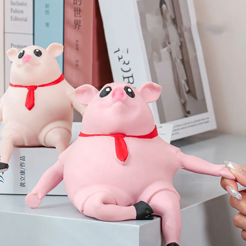 لعبة الإجهاد الممتعة والمريحة لتخفيف القلق ضغط الخنزير الوردي عند الضغط على خنزير الإجهاد الإغاثة 15*15 سنتيمتر #6