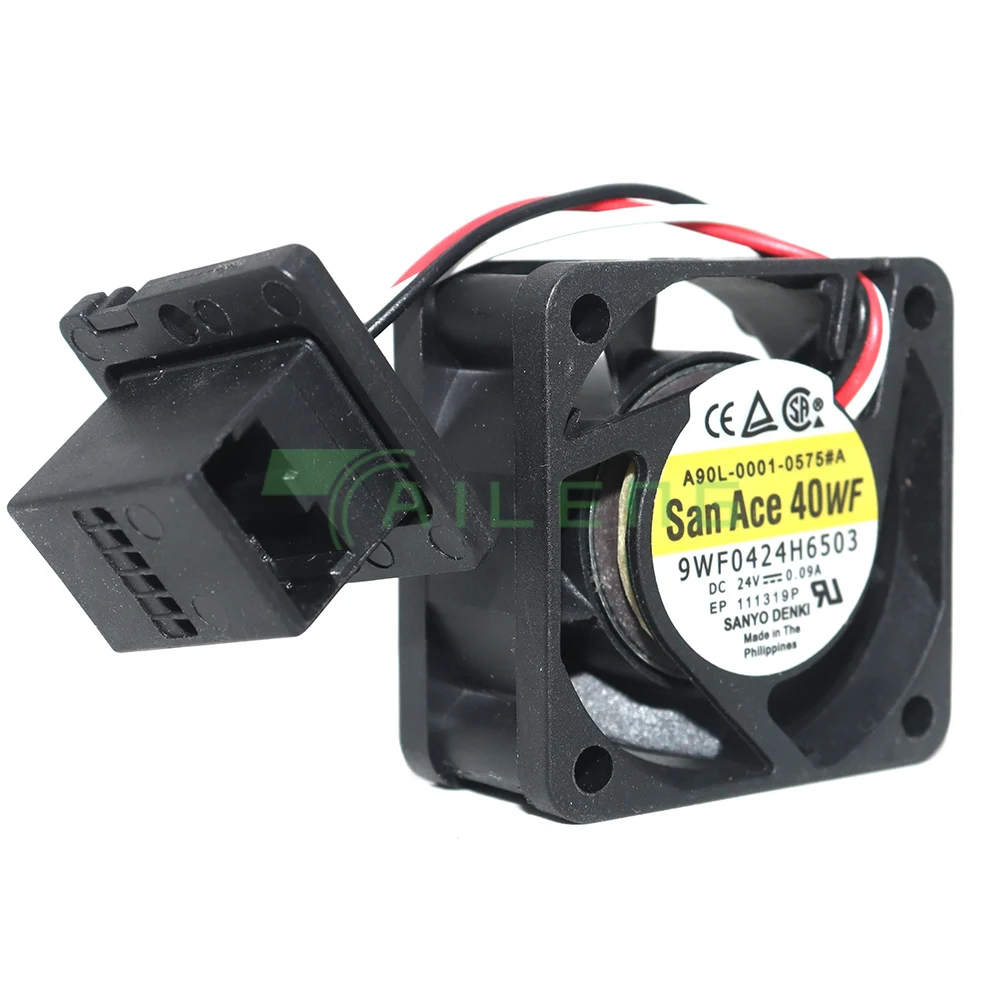 New CPU Fan for SANYO 9WF0424H6503 A90L-0001-0575 # A 4020 DC24V 0.09A 4CM Fanuc Cooling Fan