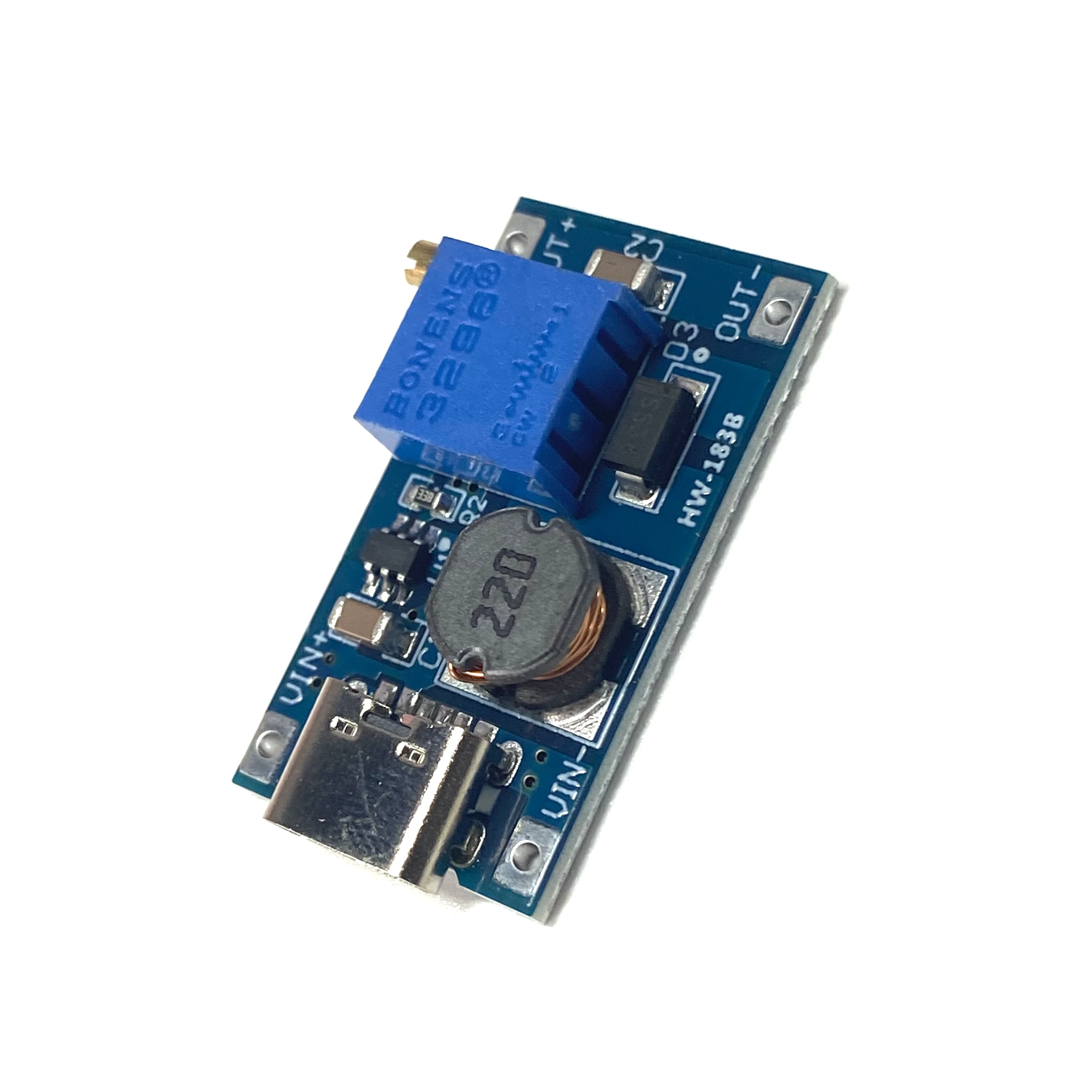 2a Boost Module TYPE-C Boost Module Brede Spanningsingang 2/24V Naar 5/9/12/28V Instelbare DC-DC