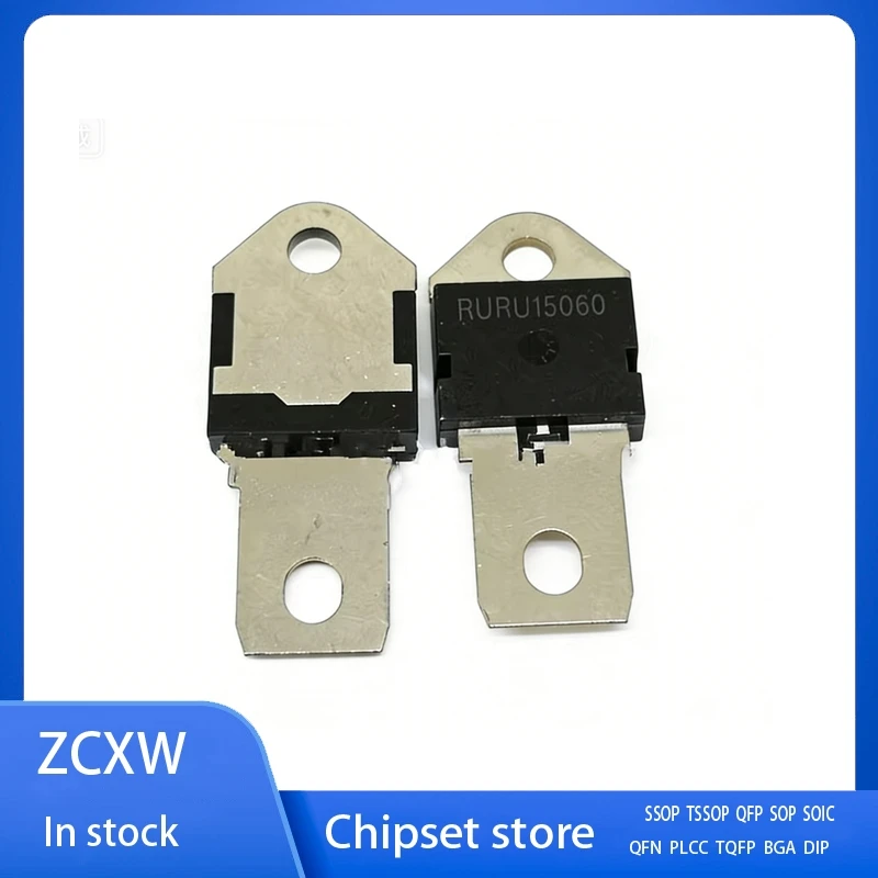 2PCS/LOT  NEW    RURU15060  15060  DIODE  GEN  PURP  600V  150A  TO-218
