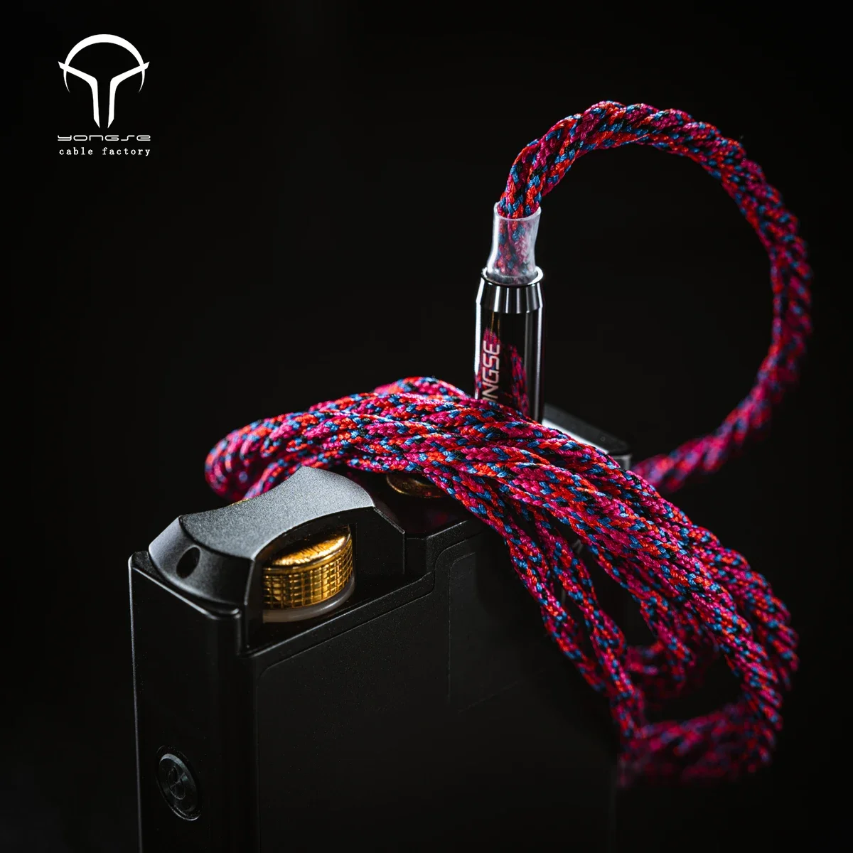 Yongse Tricolora 6N 4 Strands Single Crystal Copper Silver Plated Earsphones Cable