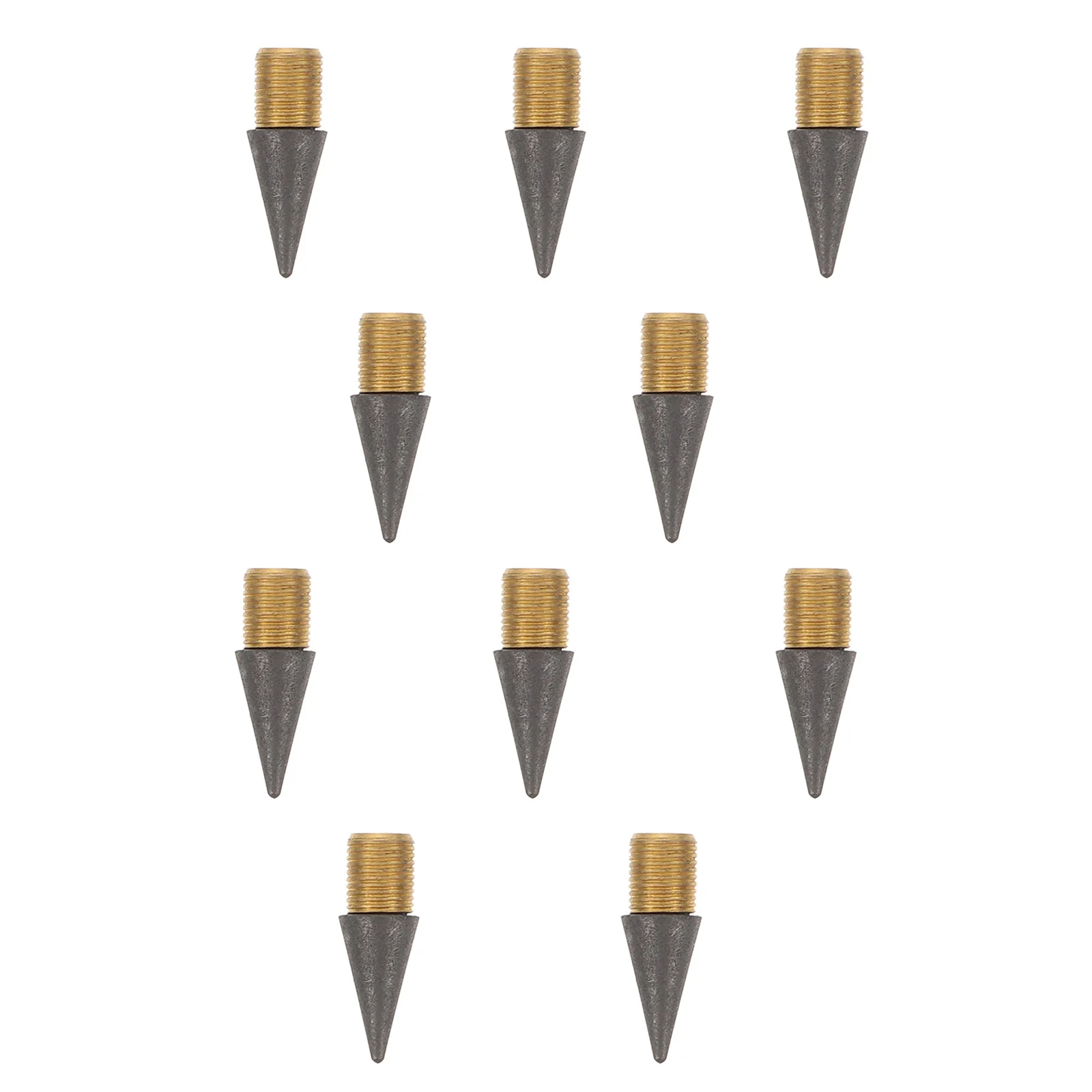10pcs No-Sharpening Pencil Tips Replaceable Heads For School Stationery Drawing Writing Sketching Students Portable Inkless Pen