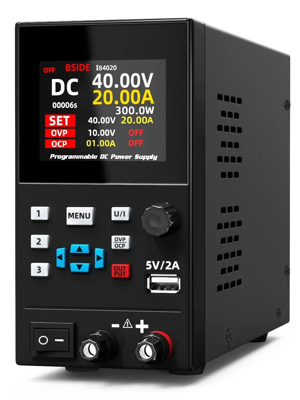 Bside Dc Laboratorium Gereguleerde Voeding Programmeerbaar 30V/10a 40V/20a Verstelbare Bank Schakelaar Preset Stroom Stabilisator Aan/Uit - afbeelding 2