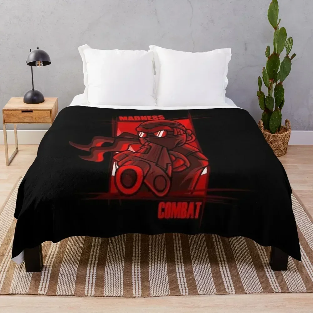 

Madness combat Throw Blanket Elegant Warm Throw Blanket for Hotel Home