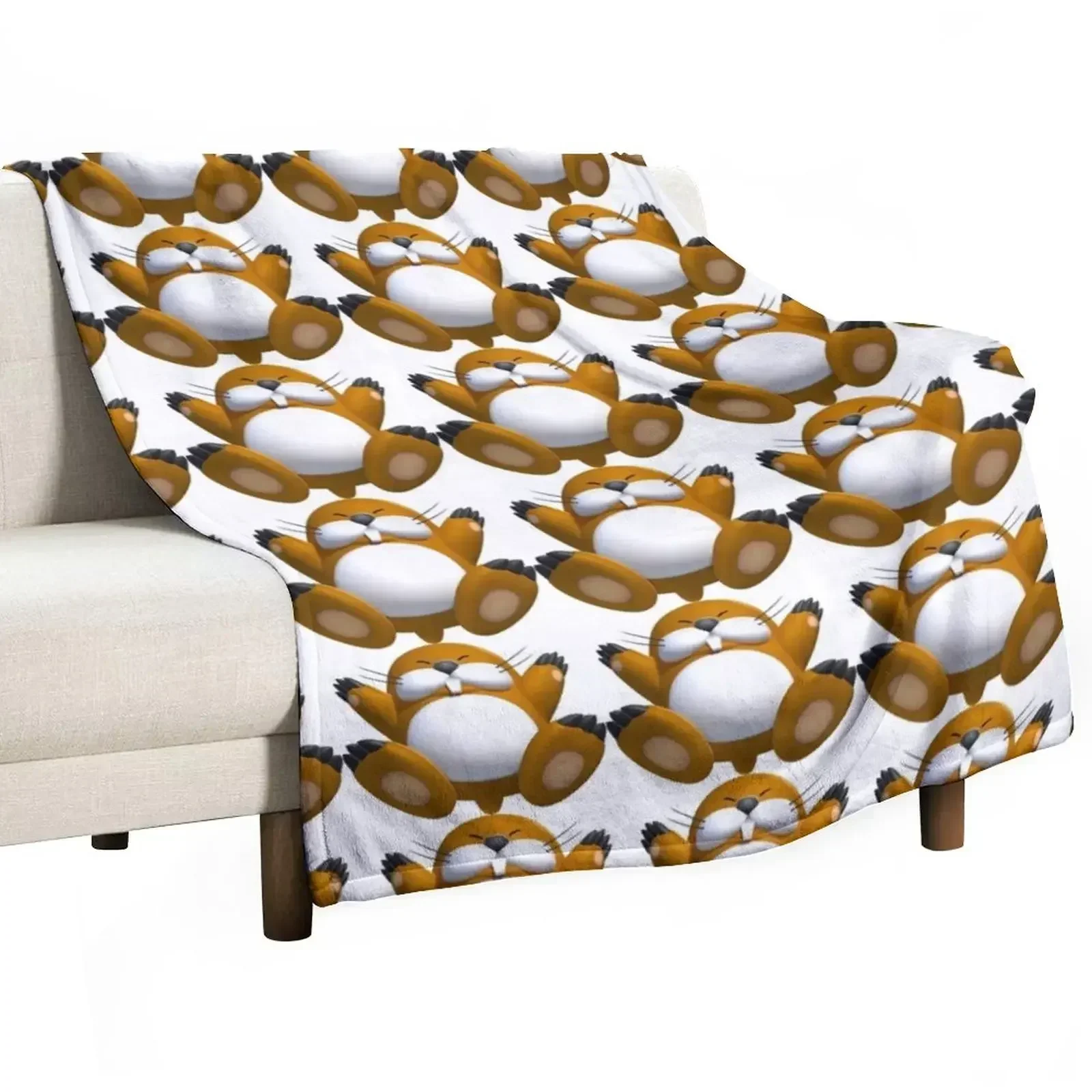 Monty Mole Throw Blanket Decorative Sofa Stuffeds for babies Plaid Soft Big For Baby Blankets