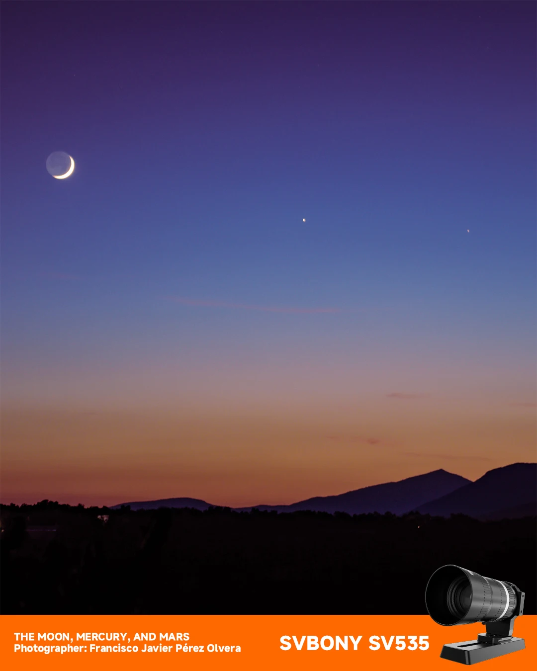 Svbony SV535 Astronomisches Teleskop 105 mm f/2,8 APO Refraktor-Astrokamera-Prime-Objektiv, mit M42/E-Mount für Weltraumfotografie – Detail 26