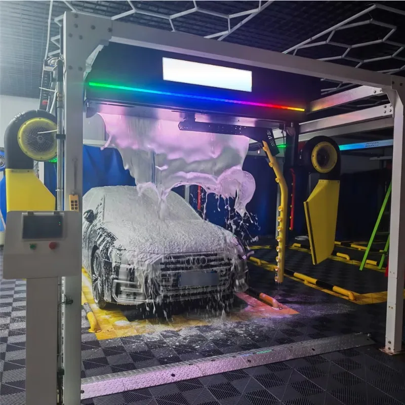 YG Customized Commercial Fully Automatic 360 Degree Foam Spray Drying Automatic Car Wash Washing Machine For Gas Stations