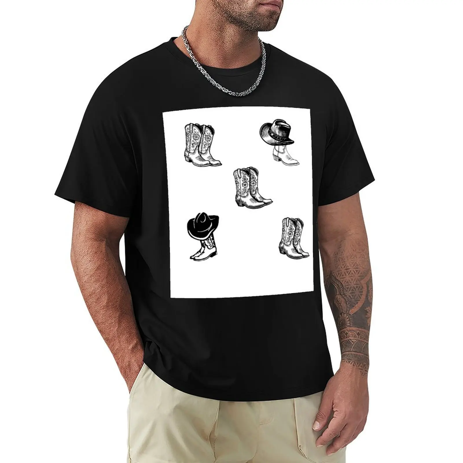 cowgirls boots lines printable shirt background digital file instant download PNG file T-Shirt t shirt custom print T-Shirt