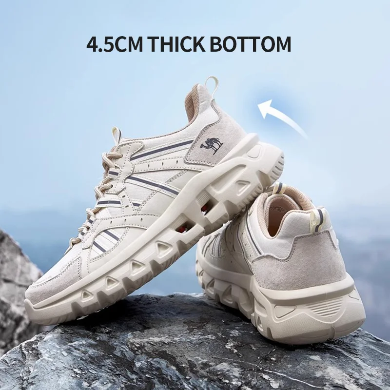 GOLDEN CAMEL Hiking Shoes Men and Women Urban Outdoor Mountaineering Casual Sports Running Shoes for Men Comfortable 2024 New