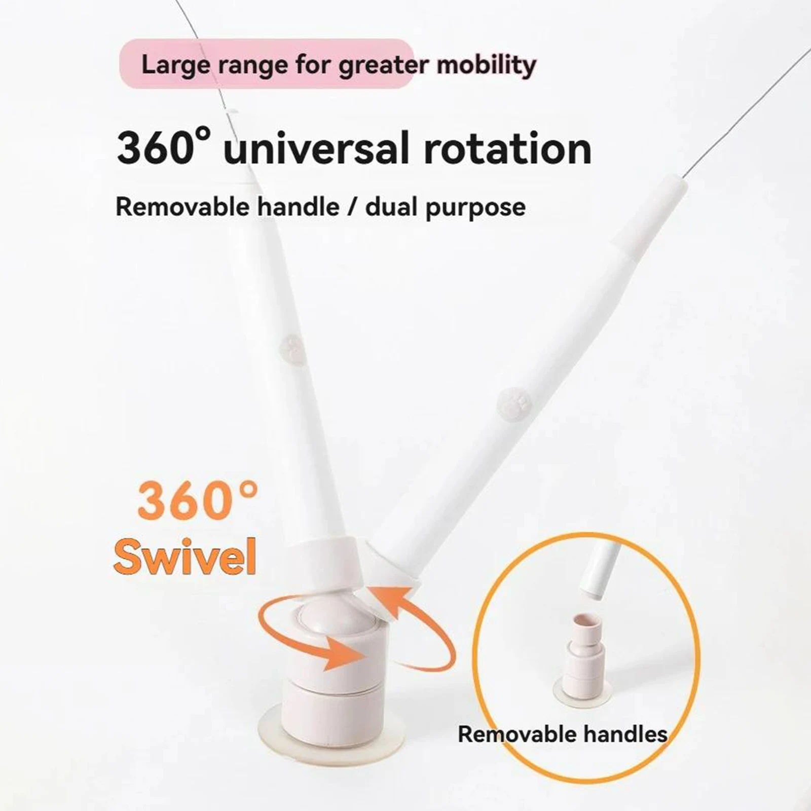 Mainan Kucing Flutter Bug dengan Suction Cup, Mainan Kucing Berputar Flutter, Tongkat Mainan Kucing Kupu-kupu Berputar untuk Kucing Dalam Ruangan