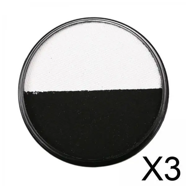 

Профессиональная двухцветная палитра красок для лица и тела, моющийся твердый пигмент для детского сценического костюма для вечеринки