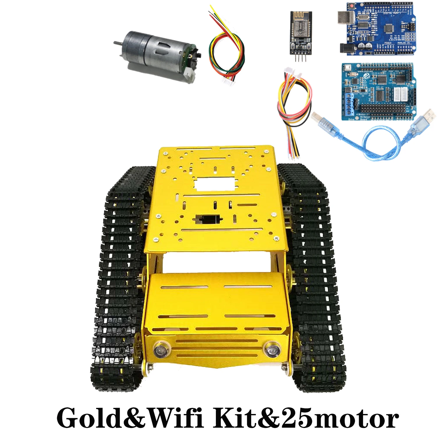 GY100-金属フレーム付きの接続されたシャープシャーシ,プラットフォーム,9vモーター,プラスチックベアリング,arduino/rpi