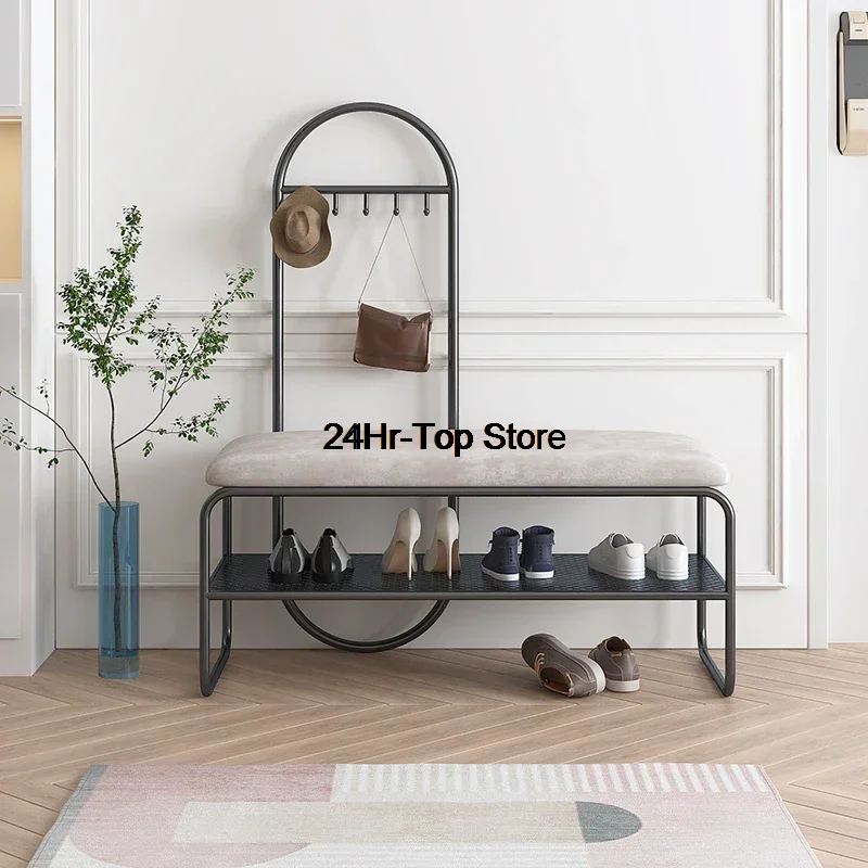 

Minimalist Shoe Rack Storage Bench With Bench Vertical Entryway Shoe Cabinets Dustproof Tool Scarpiere Entrance Furniture