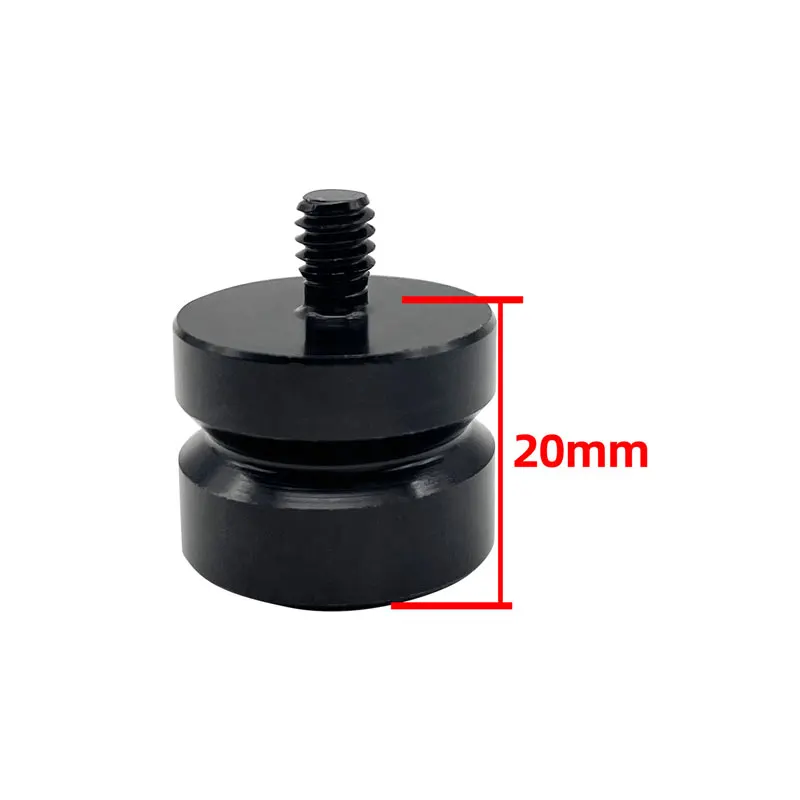 10pcs Black  Aluminum 20mm Extenstion Mini Prism Adapter 1/4