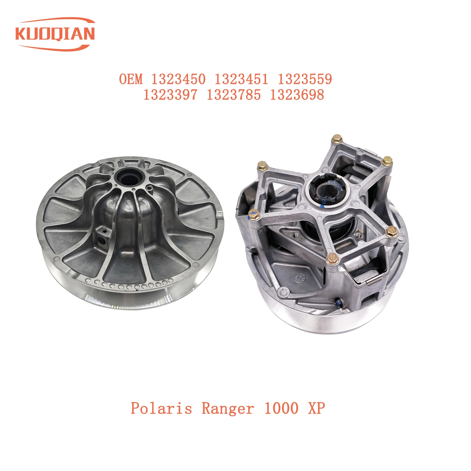 

PRIMARY & SECONDARY DRIVE CLUTCH for Polaris Ranger 1000 XP 1323450 1323451 1323654 1323397 1323785 1323698