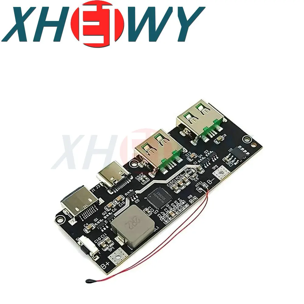 22.5W power bank 5-port bidirectional fast charging mobile power module circuit board DIY motherboard kit QC4+PD3.0