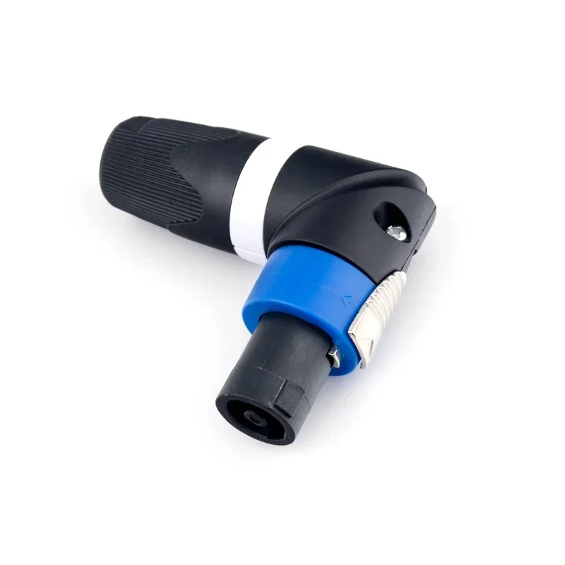 90 درجة 4 دبوس مكبر الصوت محول NL4FC موصل الزاوية اليمنى لمكبرات الصوت مكبرات الصوت