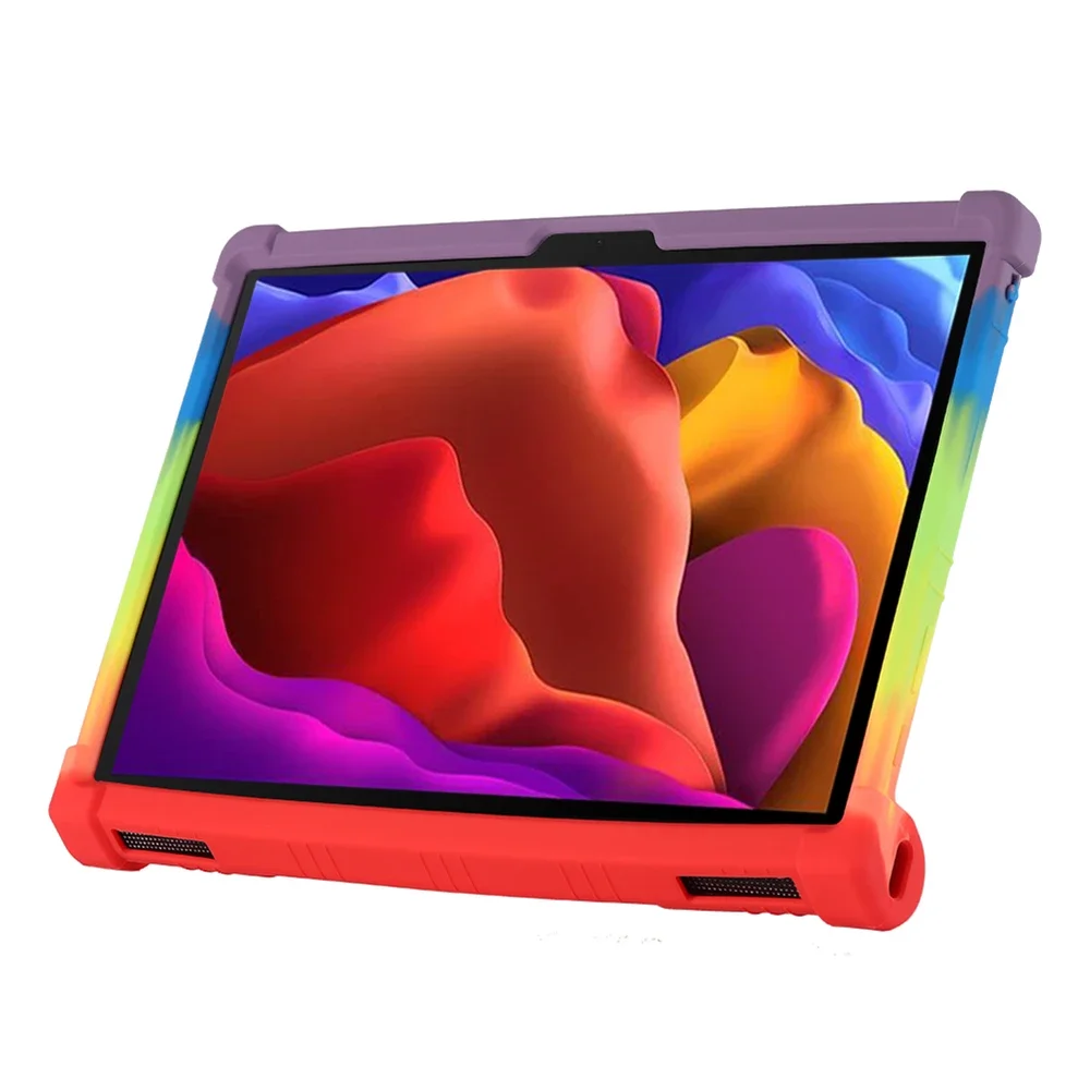Hülle für Lenovo Yoga Pad Pro YT-K606F Tablet, sichere, stoßfeste Silikon-Ständerabdeckung