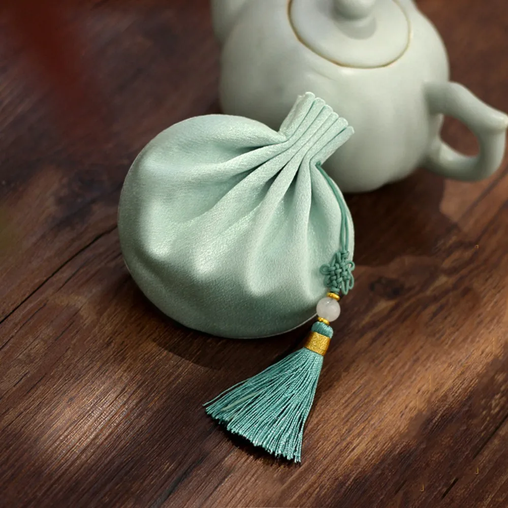 

Empty Chinese Style Cloth Sachet Brocade Exquisite Tassel Storage Sachet Portable Jewelry Bag Hanging Pouchperfume bag