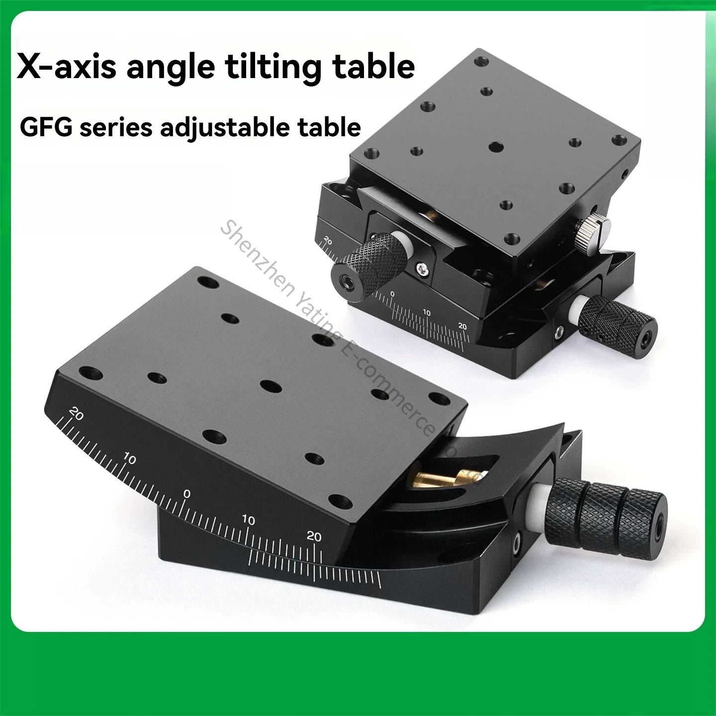 Manual Goniometer Radian Tilt Angle Table Arc Slide Table Test Table Camera Optical Adjustment Frame Experimental Fine-tuning