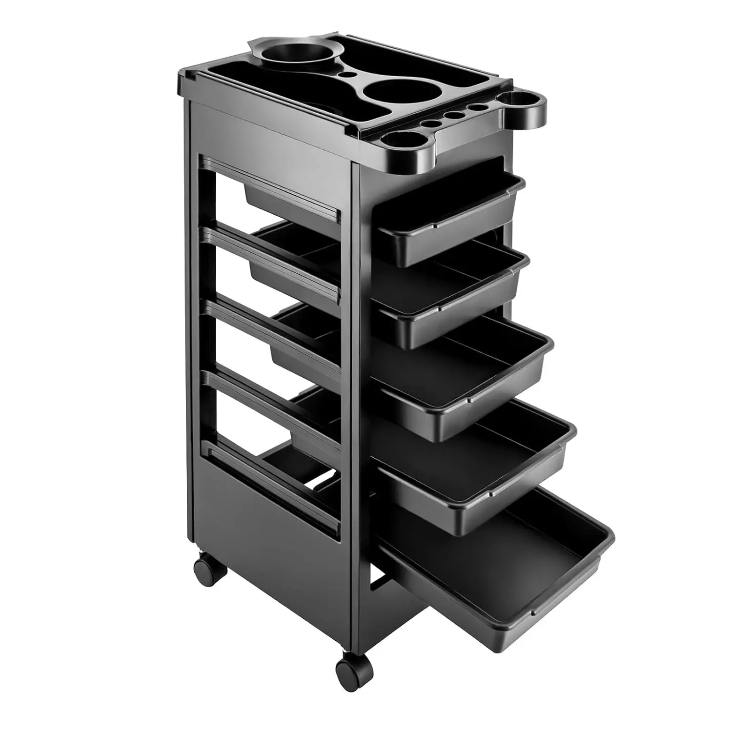 

Salon Trolley Beauty Salon Cart with Wheels & 5 Drawers for Hair Stylist, Space Saving Multipurpose Beauty Cart, Customized