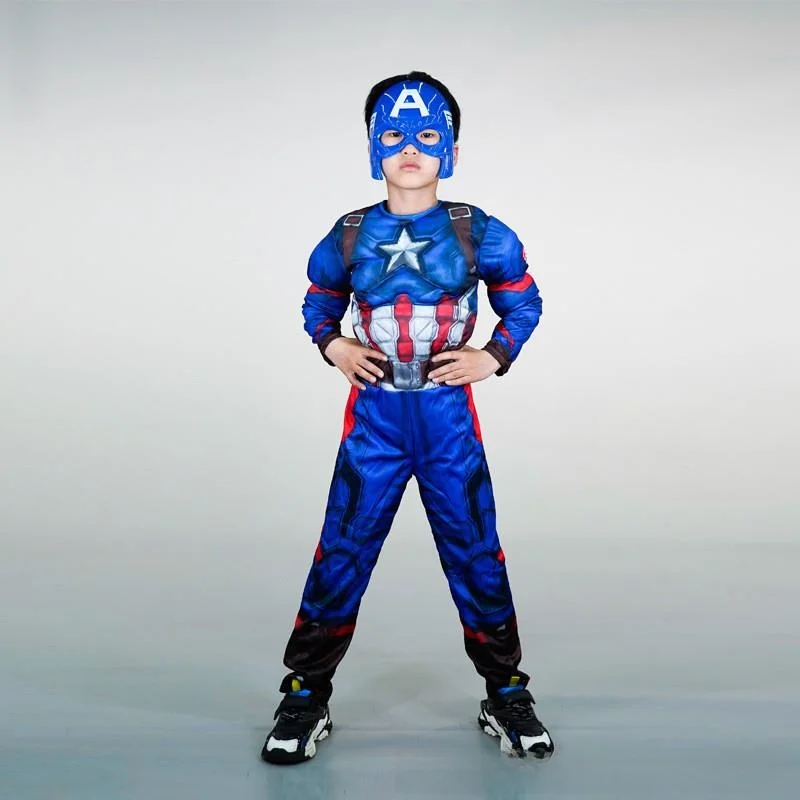 

Halloween Captain Muscle Costume Children Adults Cospaly Role-playing Stage Performance Clothing Traditional Chinese Opera Ou...