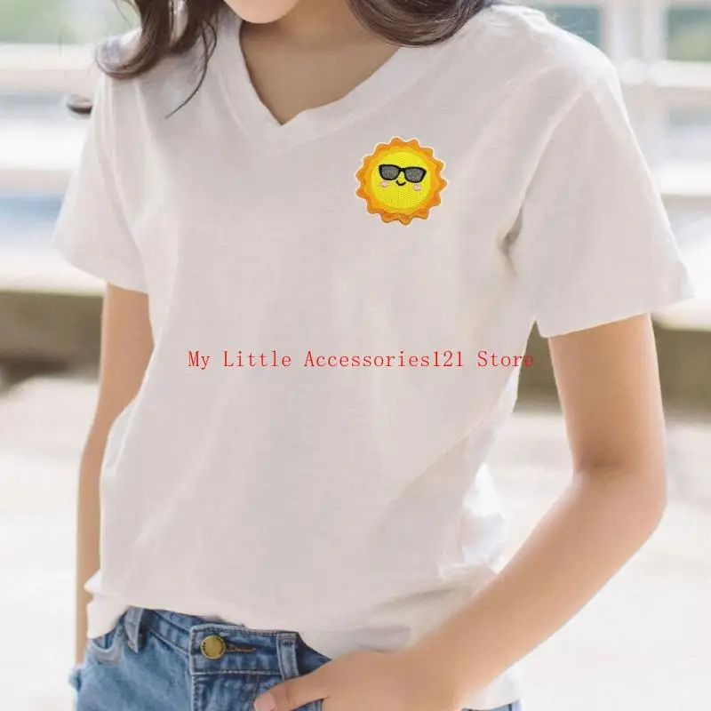 9pcs Các bản vá thêu hoạt hình