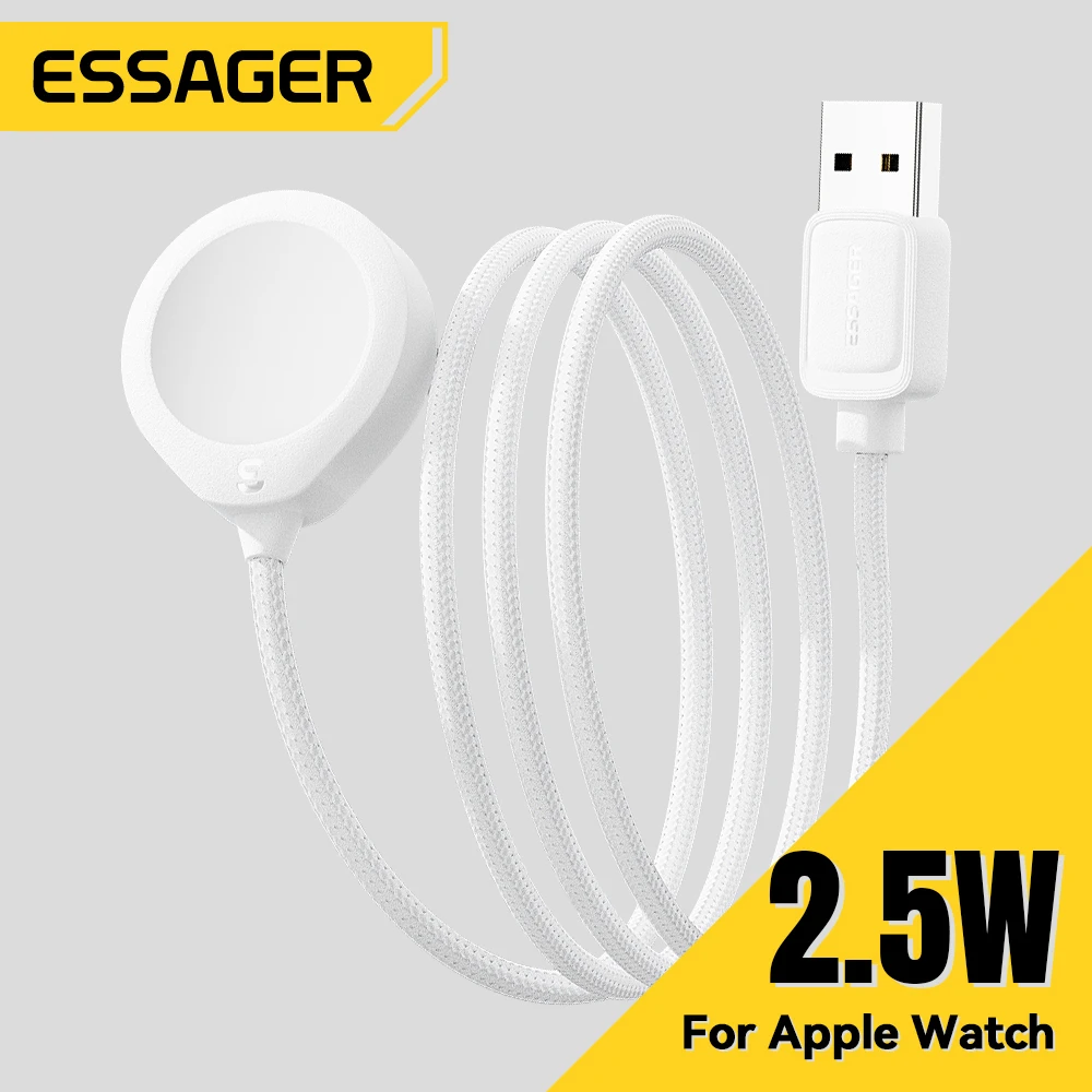 

Essager Magnetic Charger For Apple Watch Series 9 8 7 6 5 Ultra 2 SE Fast Charging Cable Accessories For iWatch 9 8 7 6 5 4 3 2