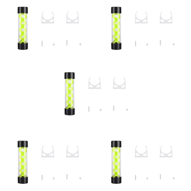 CEA 5 قطع 200 مم خزان مياه تبريد الكمبيوتر خزان مياه الكمبيوتر مع خيط G1/4 للكمبيوتر الشخصي (أخضر) #2